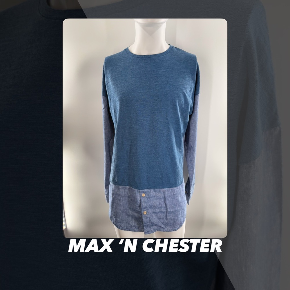EUC Max ’N Chester Multi Textile Tee Shirt